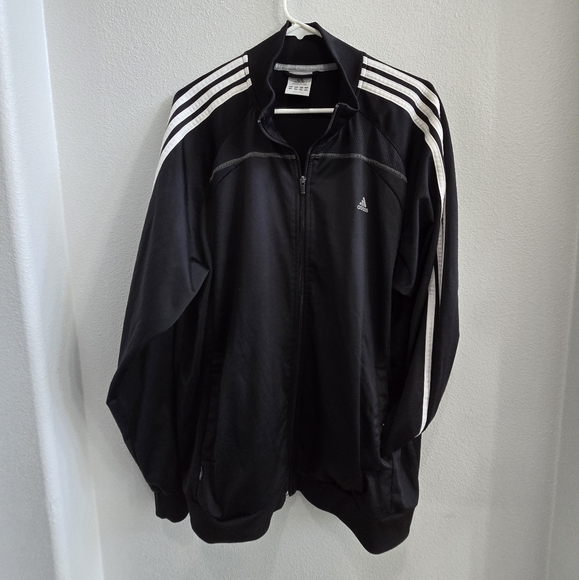 Adidas black climalite soccer warm up jacket size XL - Picture 1 of 6